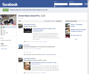 austinformula1.com: Incompatible Browser | Facebook
 Facebook is a social utility that connects people with friends and others who work, study and live around them. People use Facebook to keep up with friends, upload an unlimited number of photos, post links and videos, and learn more about the people they meet.