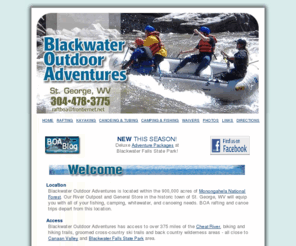 blackwateroutdoors.com: Blackwater Outdoor Adventures
Whitewater excitement in Northeastern West Virginia