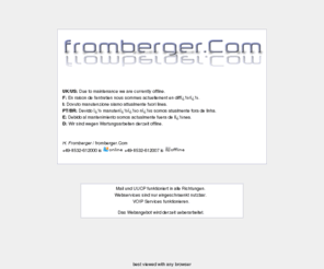 fromberger.com: fromberger.Com  Hardware, Software, Open Source, Connectivity, Engeneering & Solutions
