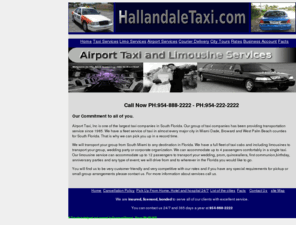 hallandaletaxi.com: Hallandale - Your South Florida taxi and limousine services
Taxi and Limo - Your South Florida taxi and limousine services.