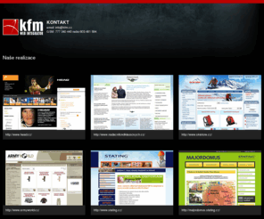 kfm.cz: kfm web integrator - webdesign, DTP, reklama na internetu
kfm web integrator - webdesign, DTP, reklama na internetu