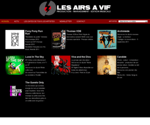 lesairsavif.com: Accueil | Les airs à vif
Les airs à vif, production, management et édition musicale