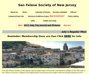 sanfelesesocietynj.org: San Felese Society of New Jersey  Home Page
San Felese Society of New Jersey 