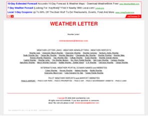 weatherletter.com: Weather Letter
Weather Letter