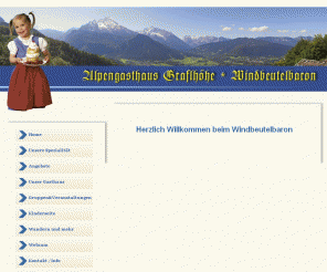 windbeutelbaron.de: Gasthaus Graflhöhe der Windbeutelbaron
Gasthaus Graflhöhe der Windbeutelbaron, Windbeutelbaron, Gasthaus Graflhöhe, Familie Ebner, 83471 Berchtesgaden