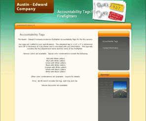 austinedwardco.com: Accountability Tags
Firefighter Accountability Tags