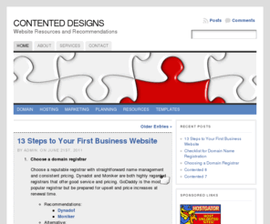 contenteddesigns.org: Contented Designs
Website Resources and Recommendations