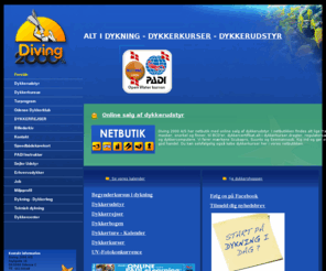 diving2000.dk: Diving 2000 - Dykning for alle-Dykkerkursus dykkerudstyr
Vi gør alt i dykning.Alt i Dykkerkursus og dykkerkurser. Desuden sælger og servicere vi dykkerudstyr i højeste kvalitet.