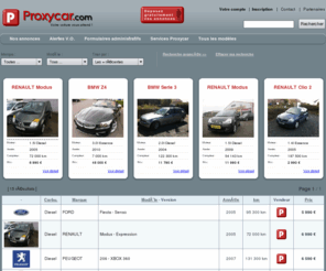 proxycar.com: Proxycar : Votre voiture vous attend ! Annonces auto occasion
Achat et Vente de véhicules d'occasion