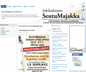 seutumajakka.com: Tervetuloa SeutuMajakkaan
Jokilaaksojen SeutuMajakka - Taatusti paikallinen tiedonlevittäjä.