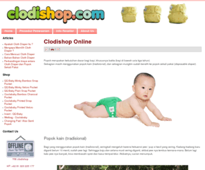 clodishop.com: Clodishop Online | Distributor & Retailer Cloth Diaper di Indonesia | Menyediakan popok kain kualitas terbaik dengan harga murah
Clodishop Online | Distributor & Retailer Cloth Diaper di Indonesia | Menyediakan popok kain kualitas terbaik dengan harga murah
