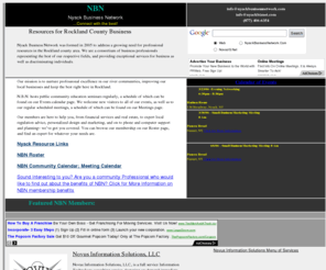 nyackbiznet.com: Nyack Business Network --NBN-- Rockland County, NY
Nyack Business Network, NBN, nyack, NY, rockland county NY, small business resources and networking