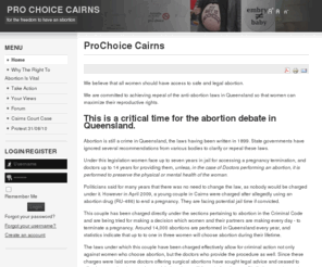 prochoicecairns.com: ProChoice Cairns
Joomla! - the dynamic portal engine and content management system