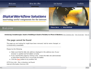 betterworkflow.com: Digital Workflow Solutions
workflow consulting, design, analysis, custom programming, web-based rapid application development WebRAD