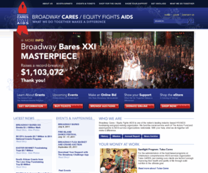 broadwaycares.org: Broadway Cares/Equity Fights AIDS - Home Page
Broadway Cares/Equity Fights AIDS (BC/EFA) is the nation's leading industry based HIV/AIDS fundraising and grant-making organization.