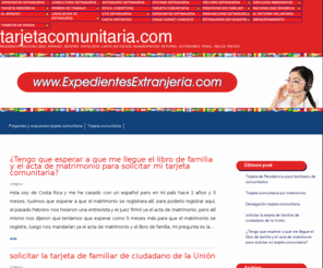 tarjetacomunitaria.com: Tarjeta Comunitaria
Tarjeta Comunitaria en España, requisitos, extranjeros,