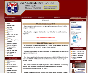 cwa3207.org: CWA Local 3207
CWA Local 3207 is based out of Augusta GA.