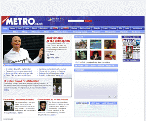 metro.co.uk: Metro.co.uk - News, sport, football, celebrities, dating and entertainment | Metro.co.uk


Metro.co.uk brings you the latest news headlines from Britain and around the world plus celebrity gossip, football headlines, music and film reviews and the funniest videos on the web. 