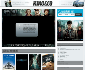movienetworx.com: KINO&CO
Hollywood-Blockbuster, Publikumslieblinge und die Geheimtipps der Redaktion! Das neue Film-Portal mit Deutschland weitem Kinoprogramm. KINO&CO.DE - Wissen, was kommt!