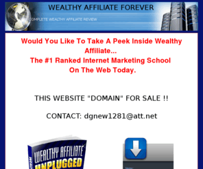 wealthyaffiliateforever.com: Wealthy Affiliate Forever | Home | Wealthy Affiliate Review
Get a COMPLETE Wealthy Affiliate Review of ALL the tools and resources Wealthy Affiliate has to offer. Discover ALL of Wealthy Affiliate hidden secrets. | Home | Wealthy Affiliate Review | Wealthy Affiliate Review Unplugged