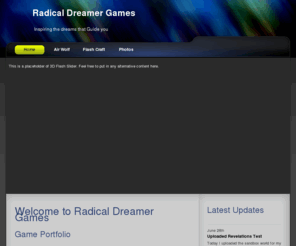 fallenangelofme.com: Radical Dreamer Games
Liquid is a free website template provided by templatemo.com that can be used for any purpose.