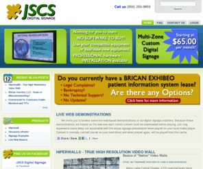 jscsdigitalsignage.com: JSCS Digital Signage | Professional Digital Signage for Small Business
