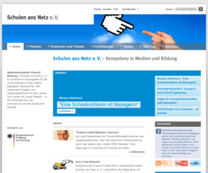 schulen-ans-netz.net: Schulen ans Netz e. V. - Kompetenz in Medien und Bildung
Schulen ans Netz e. V. ist innovativer Impulsgeber für die Qualifizierung in einer medial geprägten Gesellschaft. Wir entwickeln Projekte...