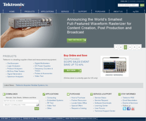 tektronicks.com: Test and Measurement Equipment | Tektronix
Tektronix has over 60 years of experience designing test and measurement instrumentation. Learn about our industry-leading test and measurement equipment.