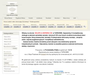 cbradia.info: cbradia.info
CB radia sklep online, Najbardziej zaopatrzony sklep CB w Polsce. W naszej ofercie znajdują się prawie wszyscy czołowi producenci sprzętu CB.