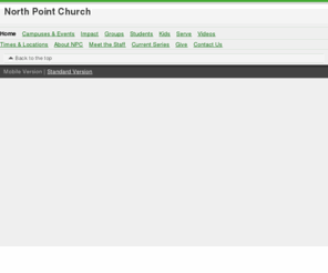 northpointnow.org: North Point Church | Springfield, MO
Real direction for real people on a real journey.