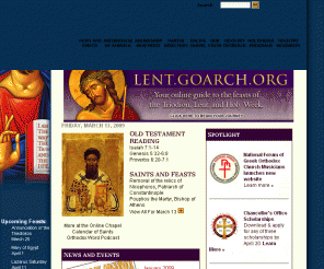 goarch.org: Greek Orthodox Archdiocese of America
This award-winning site features information on the Greek Orthodox Archdiocese of America, news and events, His Eminence Archbishop Demetrios, the Orthodox Christian faith, and more.