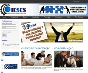 ieses.com: IESES - Insituto de Ensino Superior do Espírito Santo
Rua Engenheiro José Himério, Nº 11 – Campo Grande – Cariacica – ES – Cep. 29.140-460 (Ao lado do posto ALÊ).
Tel.: (27) 3213-0787 | (27) 3286-0906 | (27) 3073-0868