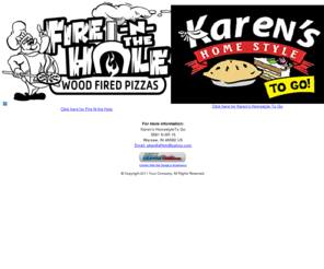 karenshomestyle.com: Karen's Homestyle To Go  Home page
Bakery items offered daily, Gourmet Box Lunches, Special cakes for all occasions, Home-style meals to go, full service off site catering.