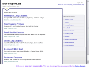 mwv-coupons.biz: Welcome to mwv-coupons.biz - Parking Service By Active-Domain.com
This is a parking page for - mwv-coupons.biz