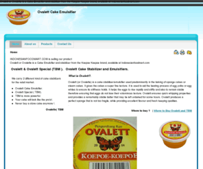 ovalett.com: Ovalett Cake Emulsifier
ovalett Cake Emulsifier