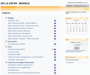 docieslazafra.es: IES LA ZAFRA - MOODLE
Plataforma Moodle del IES La Zafra de Motril