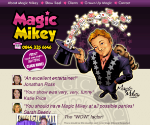 magicmikey.co.uk: Magic Mikey Children's Entertainer. Magic Shows.
Magic Mikey Children's Entertainer. Magic Shows for children's parties.