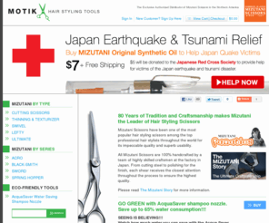 mizutaniusa.com: Mizutani Scissors Online Store by Motik USA
Motik, Inc. is the largest exclusive authorized distributor of Mizutani Scissors in the Northern America with a full support from the Mizutani headquarters and factory in Japan.