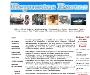 repuestosbarcos.com: Repuestos de Barcos
En Argentina, venta de repuestos nuevos o usados para Motores Marinos, Industriales y de barcos. Repuestos para máquinas de barcos comerciales