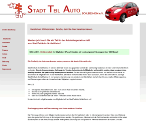 stadtteilauto-schleissheim.de: StadtTeilAuto Schleißheim
Webseite von StadtTeilAuto Schleißheim e.V..