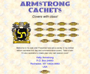 armstrongcachets.com: Kelly Armstrong Philatelic Covers
Kelly Armstrong Covers