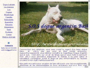 dogueargentinbaila.com: EL DOGO ARGENTINO
Ce site sur le dogue argentin a pour but d