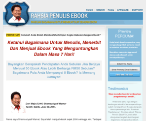 penulisebook.com: Rahsia Penulis Ebook- Bagaimana Membuat Duit dengan Ebook
Panduan langkah demi langkah menulis dan menghasilkan ebook dan membuat duit dari ebook.