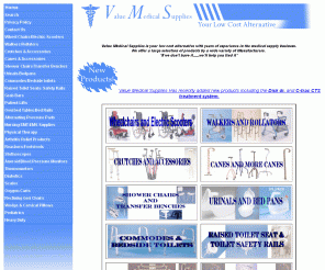 valuemedicalsupplies.com: Medical Supplies, Home Health Equipment, Physical Therapy Products
medical supplies, home health equipment, pediatric, heavy duty,  handicap, medical, supplies, nursing supplies, physical therapy products, ambulatory 