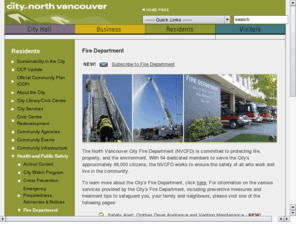 northvancouvercityfire.com: The North Vancouver City Fire Department
Homepage for the North Vancouver City Fire Department