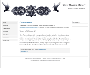 silverravensmakery.com: Silver Raven's Makery
Use no more than 255 characters