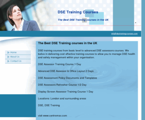 dsetrainingcourses.com: dse training courses
DSE Training courses including assessor training UK and International.