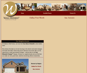 endeavorwallhomes.info: Welcome to Wall Homes - Your Idea of Home
Wall Homes, a Texas Homebuilder makes every house they build, your idea of home