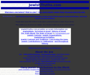 jewishtruths.com: Jew JEW jews JEWS
Providng Accurate Information on Jews/Judaism