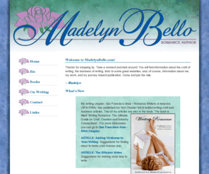 madelynbello.com: Madelyn Bello, Romance Author
Madelyn Bello writes romantic suspense.